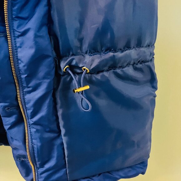 Liz Claiborne Women Blue Puff Vest Small Zippered Buttons - Picture 11 of 13